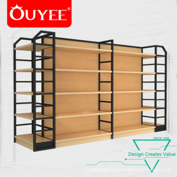 Wonderful Customized Wooden Makeup Display Shelf For Cosmetic Showroom Interior Design